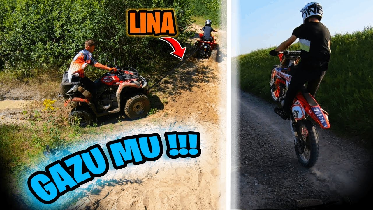 Jazda KTM SXF 250 | Wyciąganie quada z bagna | Majster połamał KTM !? Największy wypad tego roku