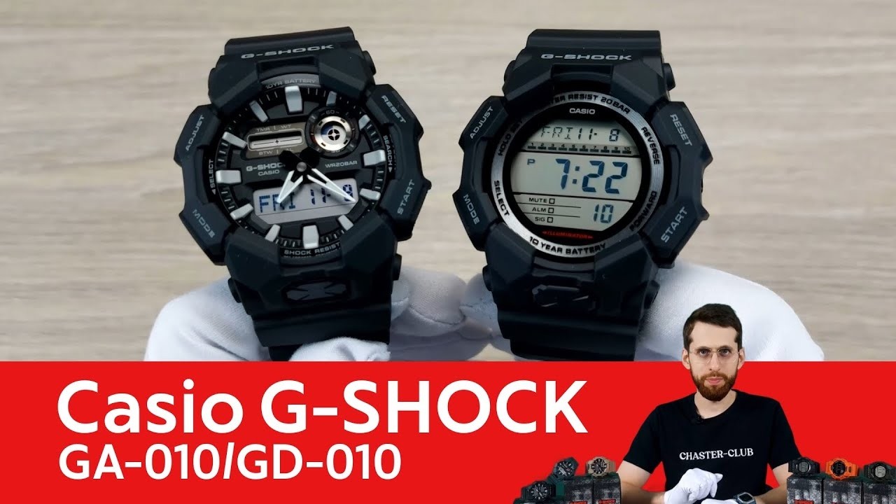 ¡10 AÑOS sin cambiar la pila! Nuevo G-SHOCK / Casio GA-010 & GD-010