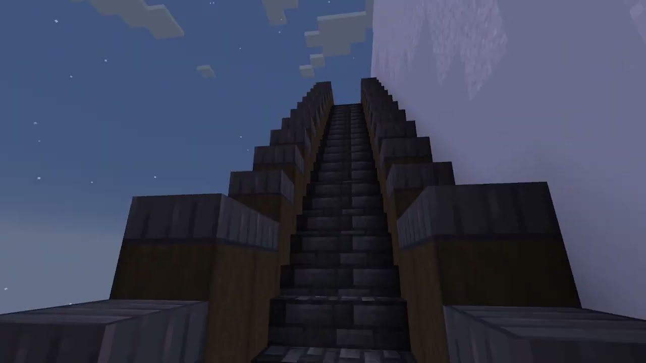 an actual escalator in minecraft (old, proof of concept)