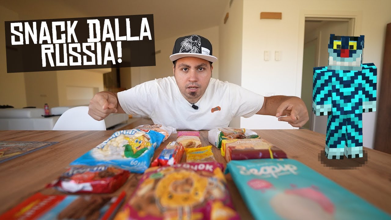 ALEX MI FA ASSAGGIARE GLI SNACK RUSSI!