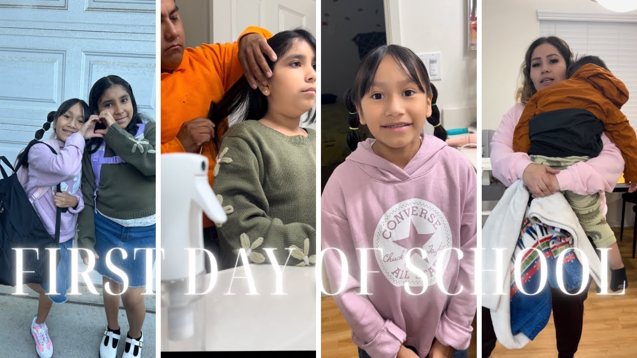 PRIMER DÍA DE CLASES DE KIMI DANNA Y SAMANTHA #firstdayofschool #miniblog #morningroutine