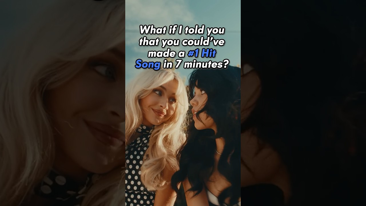 Making a #1 Hit Song in 7 minutes?! 🤔☕ #sabrinacarpenter #espresso #music