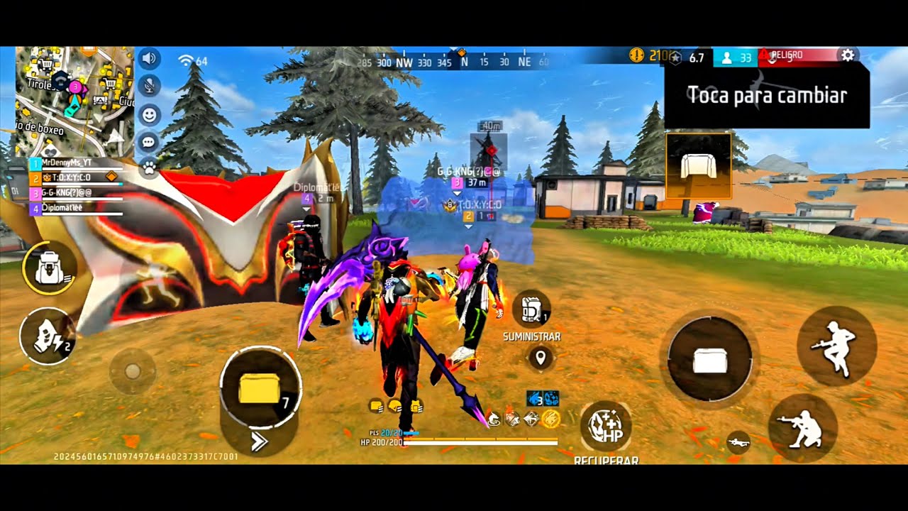 GARENA FREE FIRE SQUAD BR-CLASIFICATORIA DennyMs