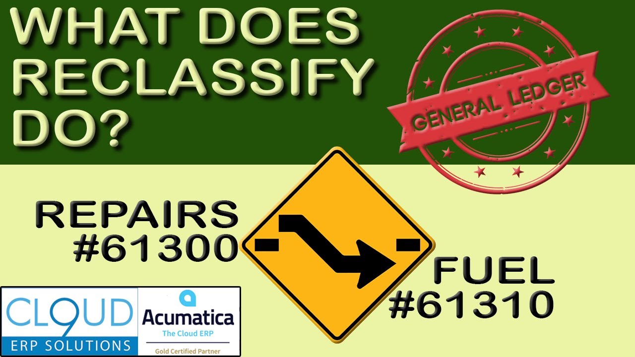 Should I use Reclassify to help me with GL Transactions?