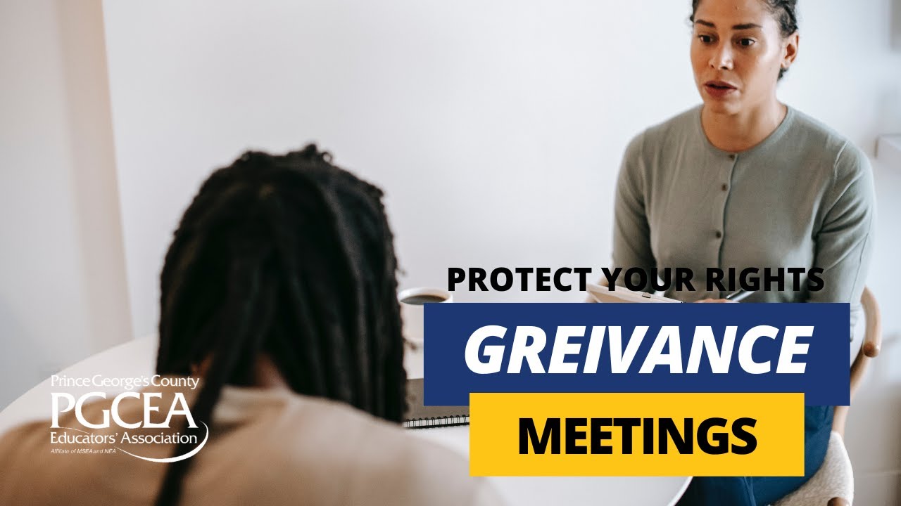 Protect your rights at work - Grievance Meeting