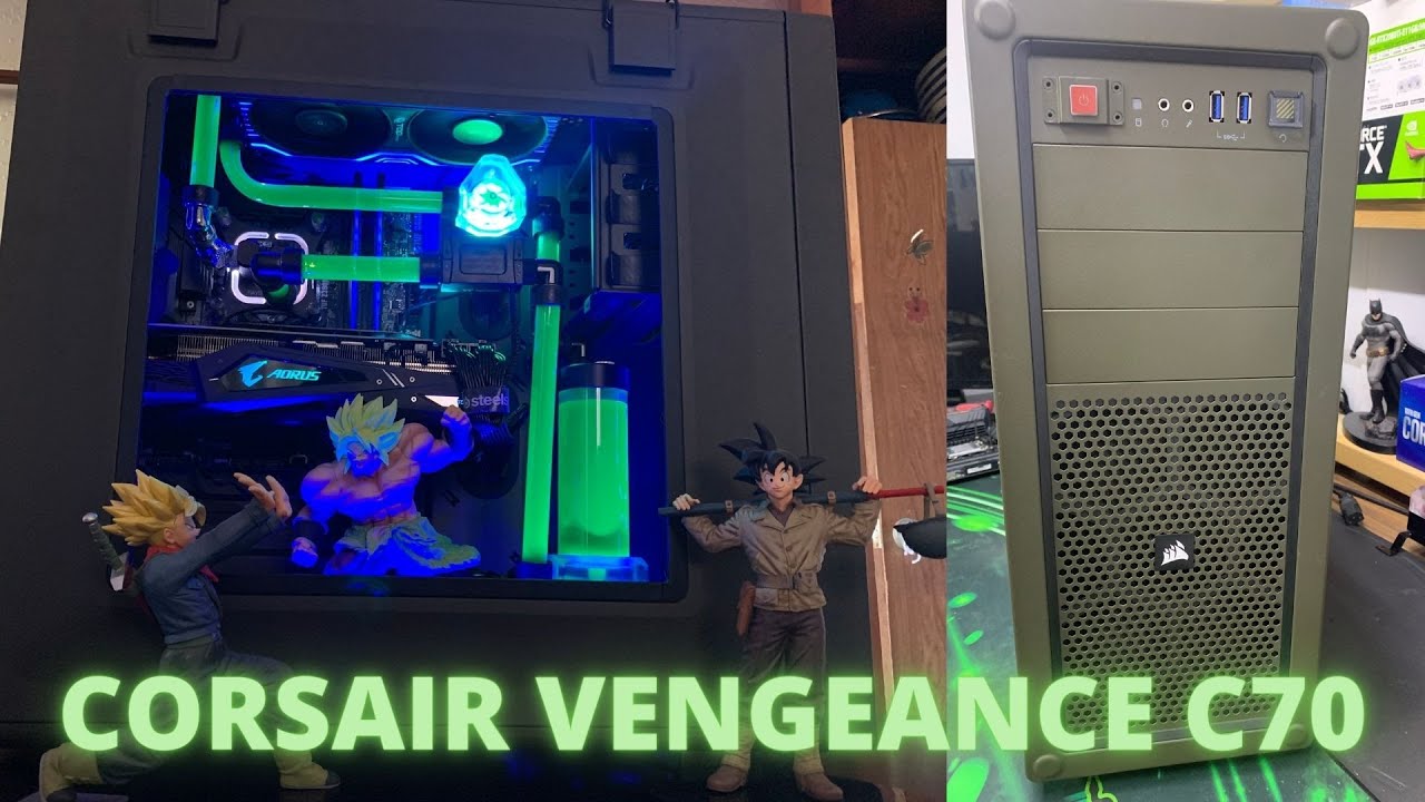 CORSAIR VENGEANCE C70 GABINETE MILITAR TOP .