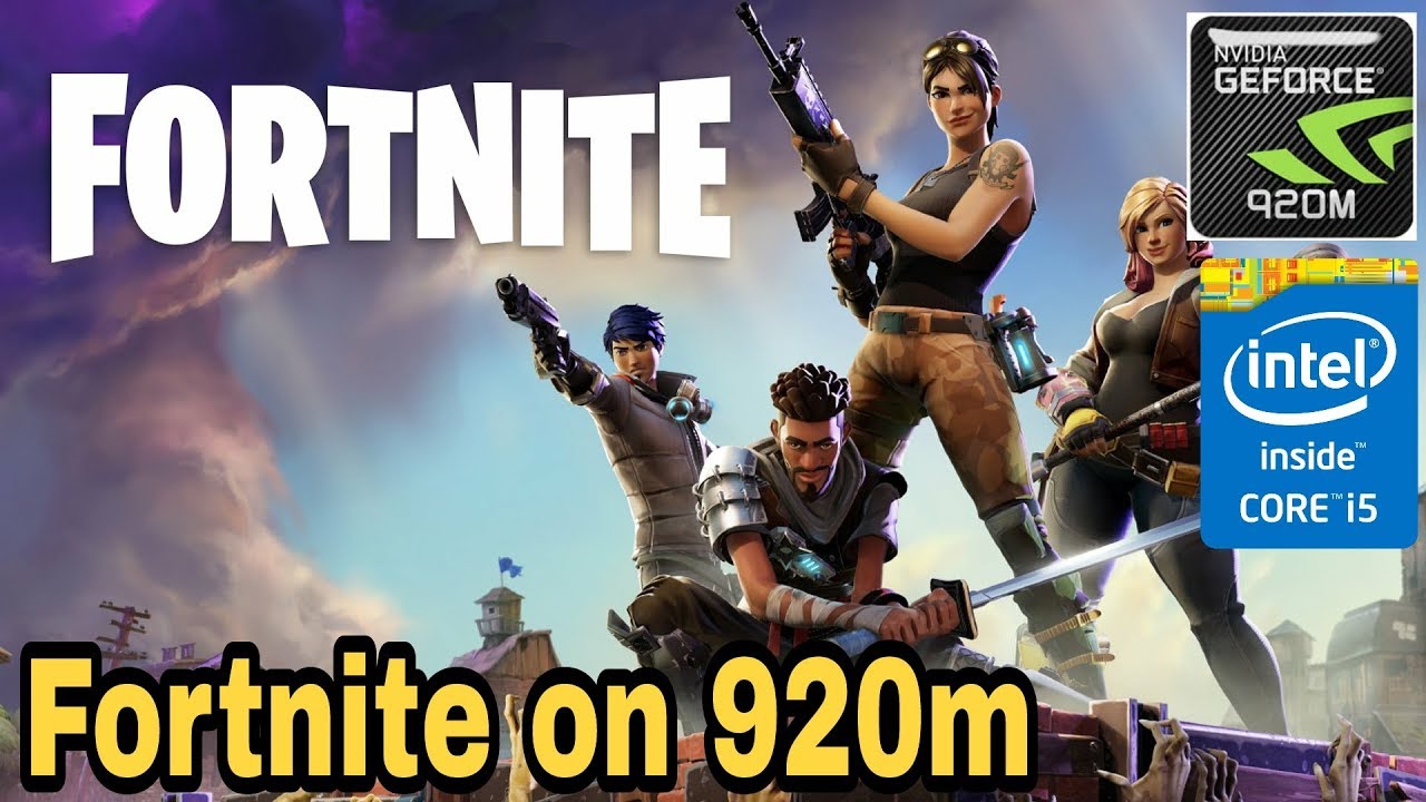 FORTNITE BATTLE ROYALE GAMEPLAY GEFORCE 920M 4GB | 740M | 825M
