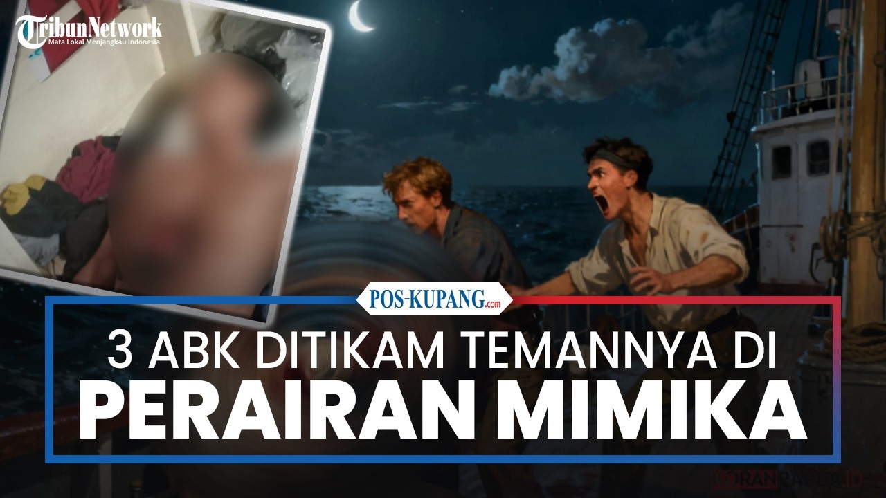 Tiga ABK Kapal Nelayan Ditikam Temannya di Perairan Mimika