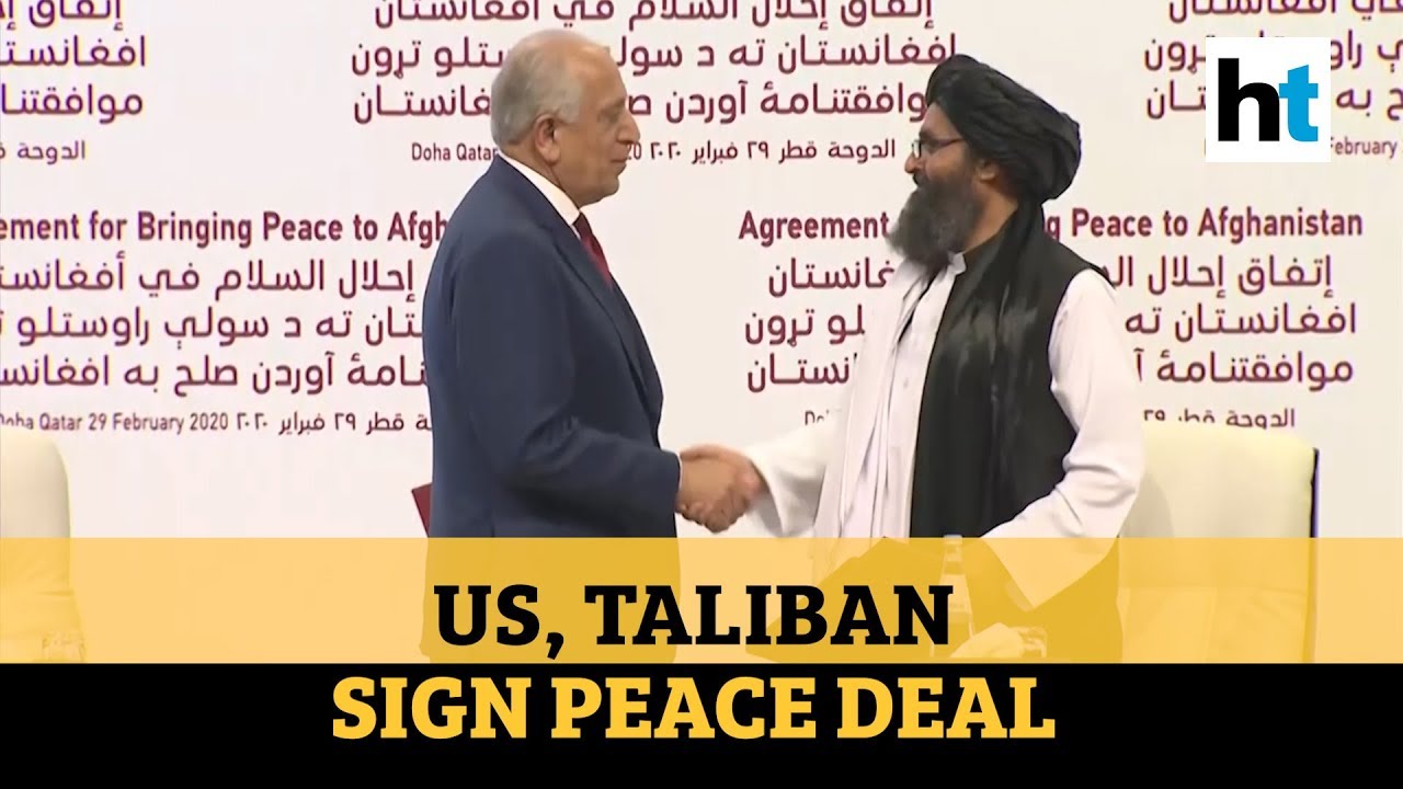 Watch: US, Taliban sign peace deal aimed at ending war in Afghanistan