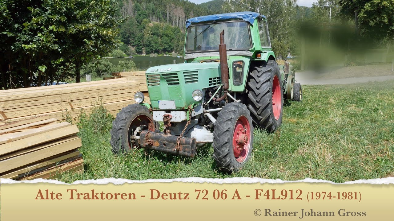 Alte Traktoren - Deutz 72 06 A - F4L912 (1974-1981)