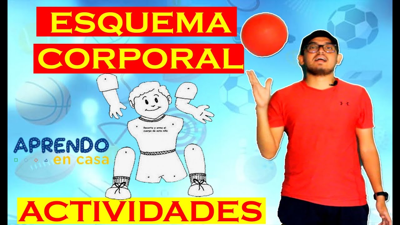 Actividades de Esquema Corporal EN CASA| PREESCOLAR | CLASE VIRTUAL | Educación Física SV