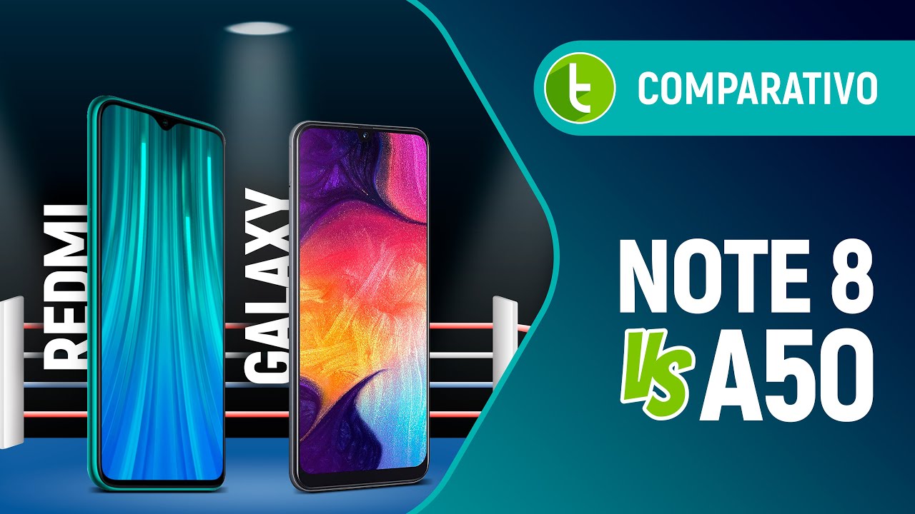 REDMI NOTE 8 vs GALAXY A50: intermediário CHINÊS ou COREANO? | Comparativo