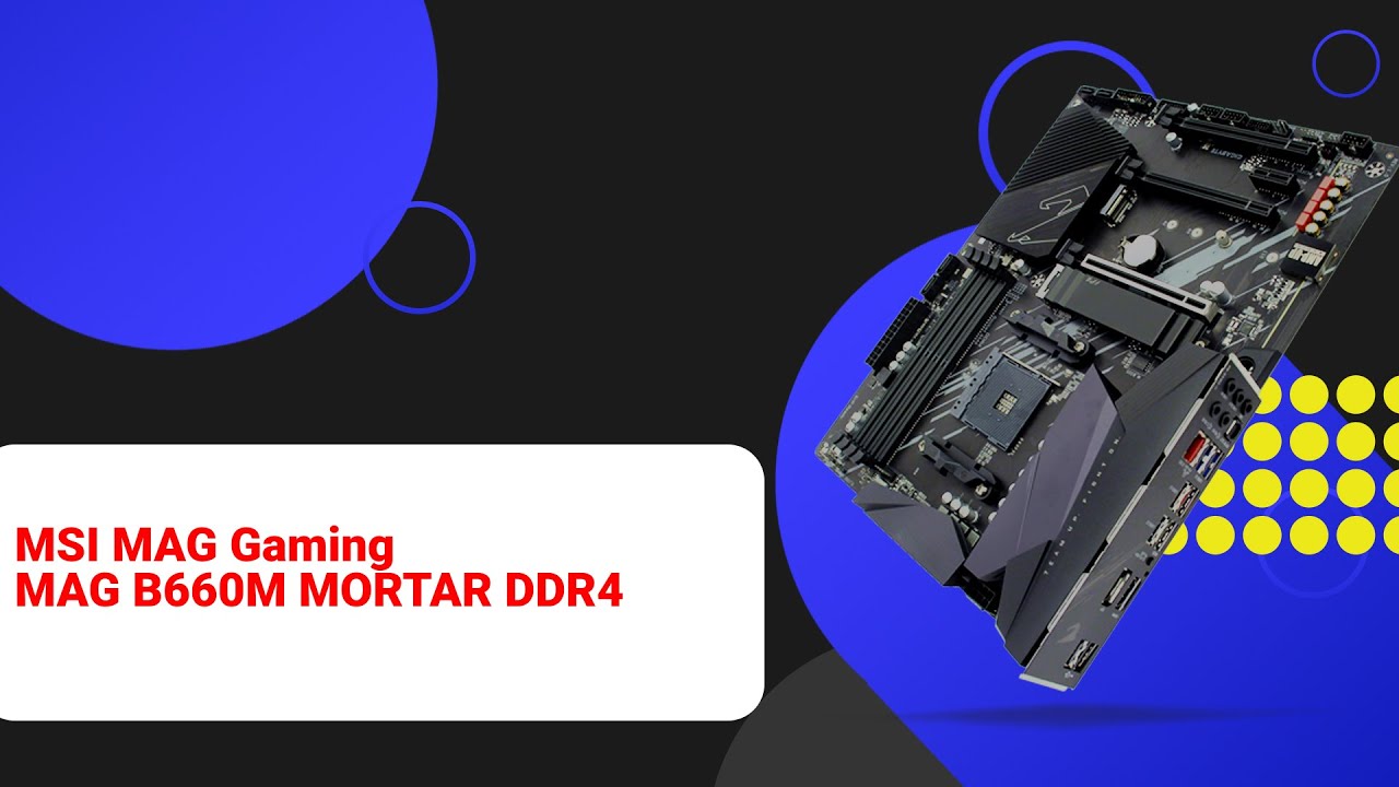 НИКС Компьютерный Супермаркет: видео про Материнская плата MSI MAG B660M MORTAR DDR4 #1