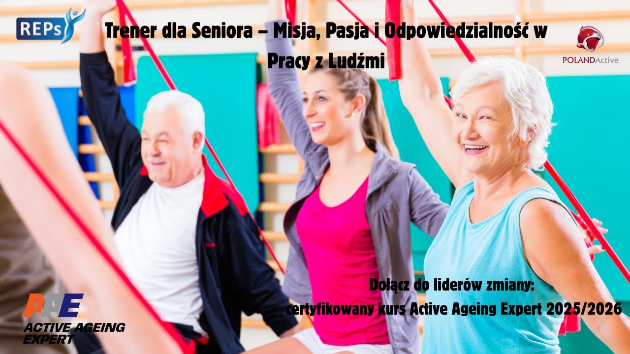 Trener dla Seniora: Rola, Kompetencje i Etos Pracy — to inspirujący wywiad z mgr Darią