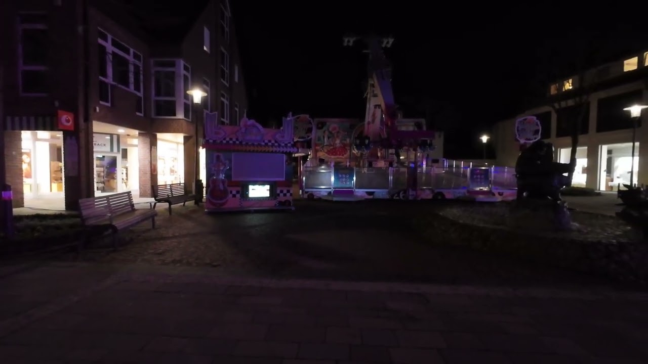 St. Petri Markt 2026 in Versmold - Durchfahrt am Abend vor dem Start