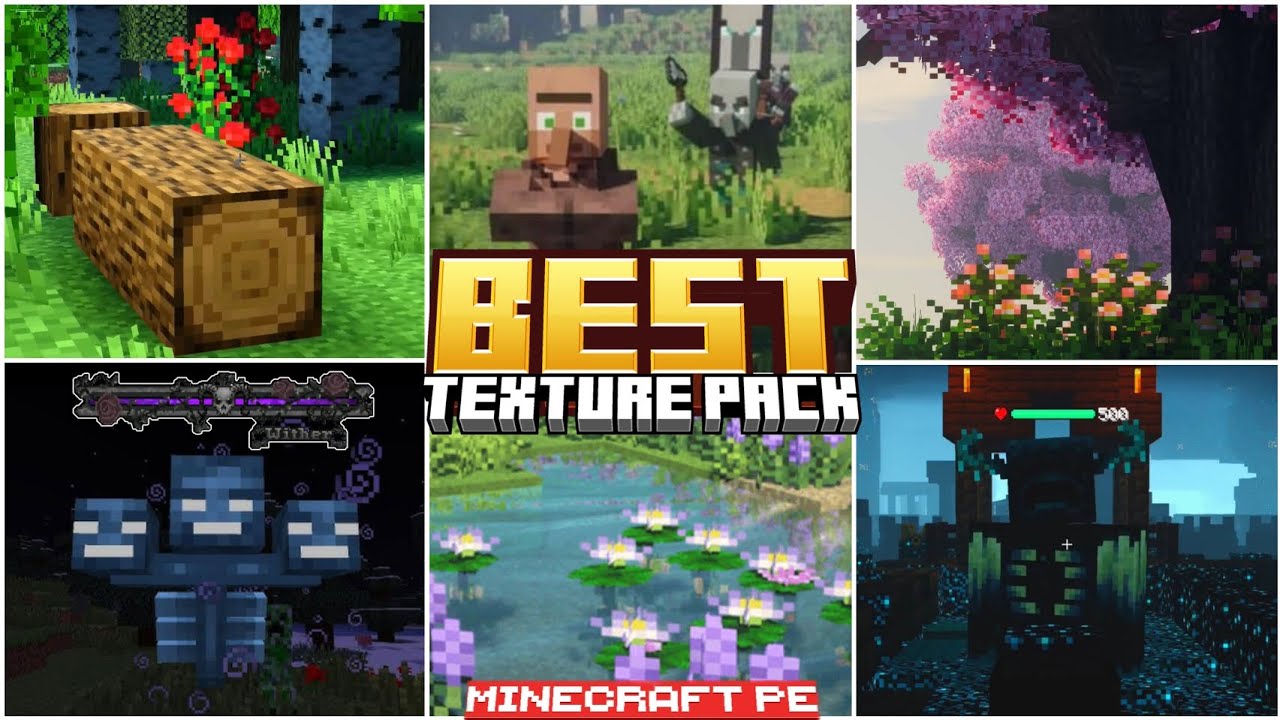 🔥BEST TEXTURE PACKS for BEDROCK | MINECRAFT PE +1.21 #texturepack