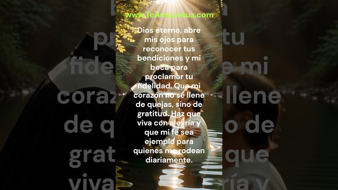 Oraci&oacute;n cristiana poderosa de gratitud para reconocer bendiciones y fidelidad