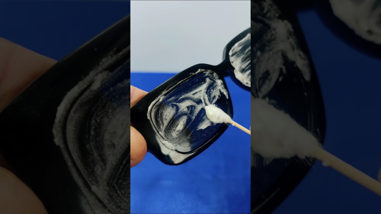 How to Remove Scratches from Glasses! Dirt and Scratches Disappear! #diy