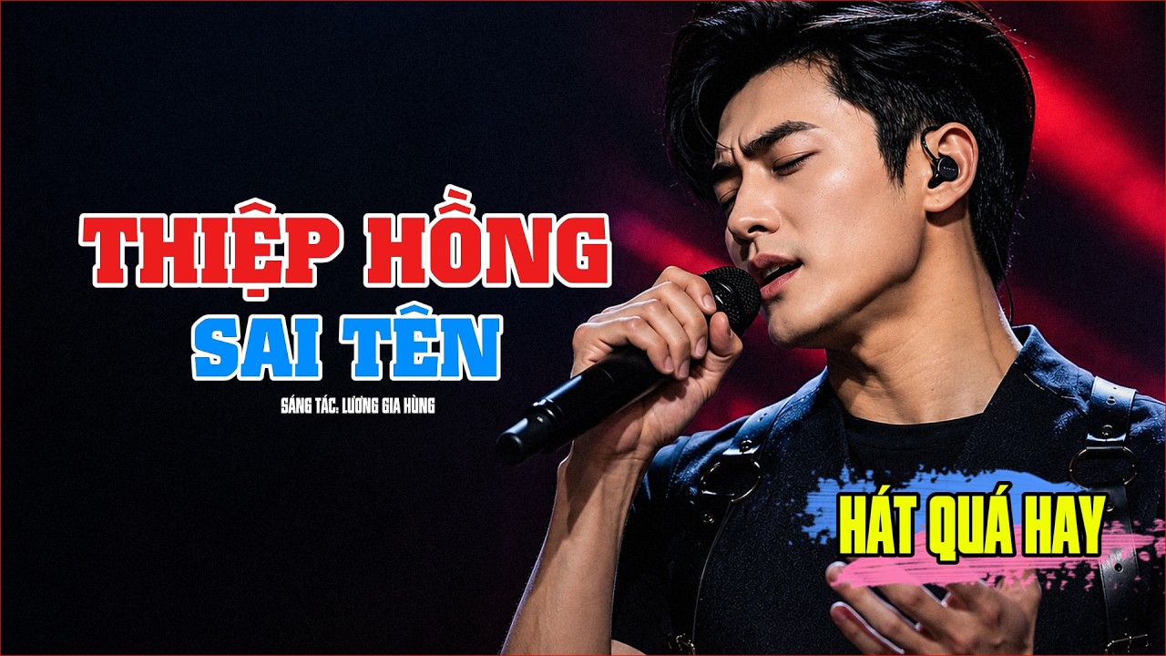 Thiệp Hồng Sai Tên - Cover Mới - Bài Hát Triệu View Hay Nhất  Lương Gia Hùng