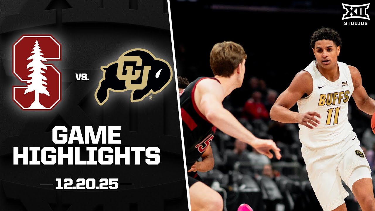 Stanford vs. Colorado Game Highlights | 2025-26 Big 12 Men’s Basketball