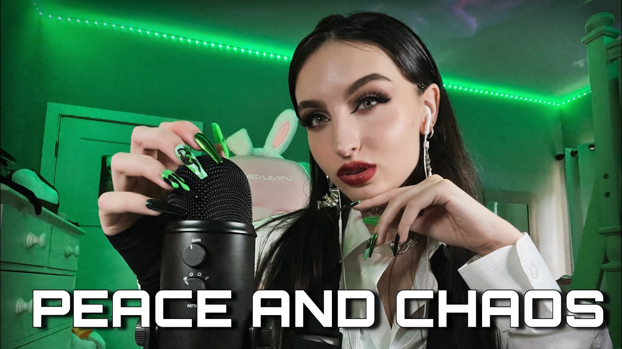 ASMR | PEACE AND CHAOS | Fast & Aggressive Mic Scratching ( Anticipatory Tingles!!! )