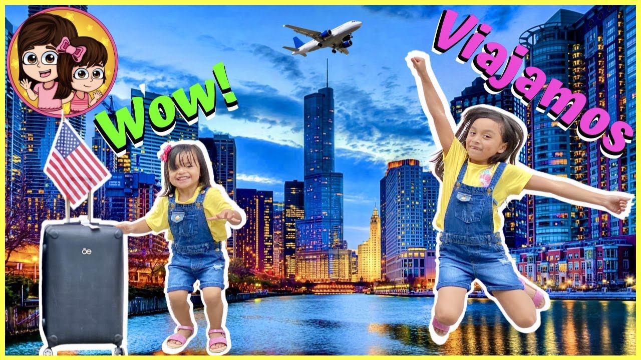NICOLE Y JESSY APRENDEN A VIAJAR EN AVION | Las Leoncitas Kids