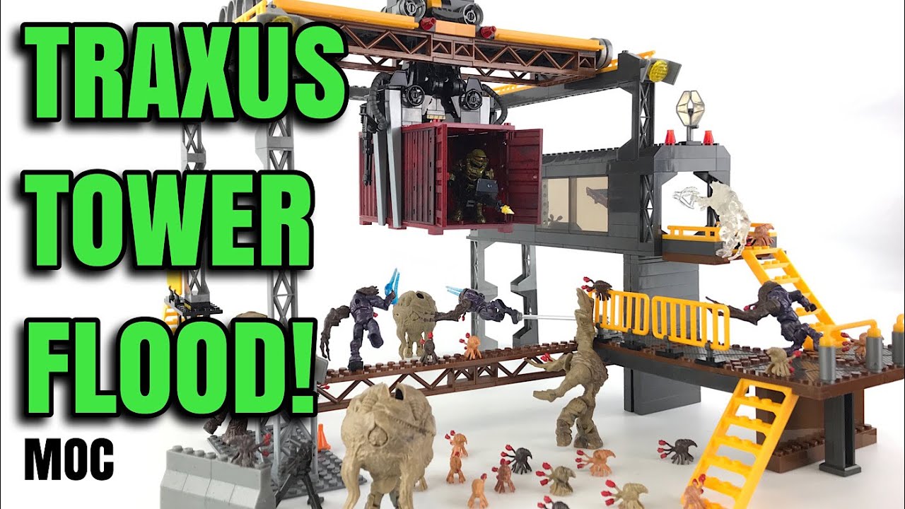 MEGA HALO - FAN VOTE WINNER! - Traxus Tower Flood Moc
