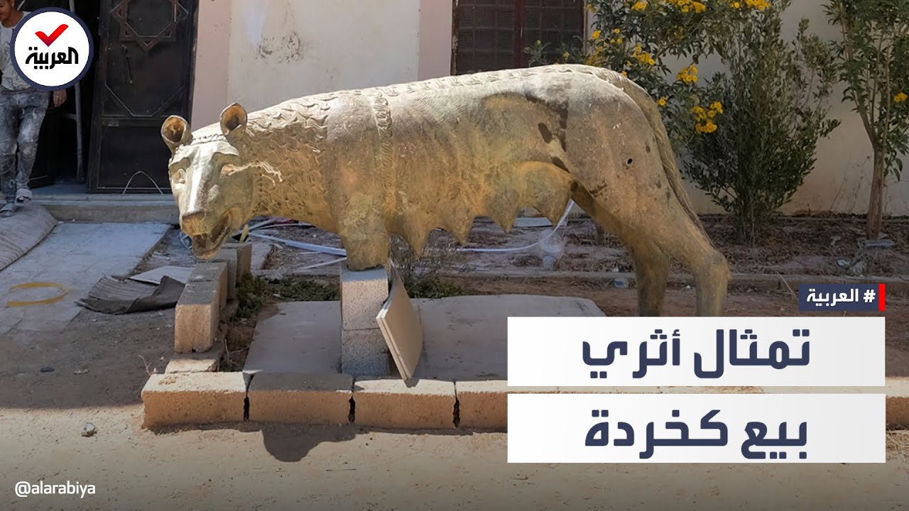 بيع كخردة.. قصة العثور على تمثال أثري من البرونز لأنثى ذئب في ليبيا
