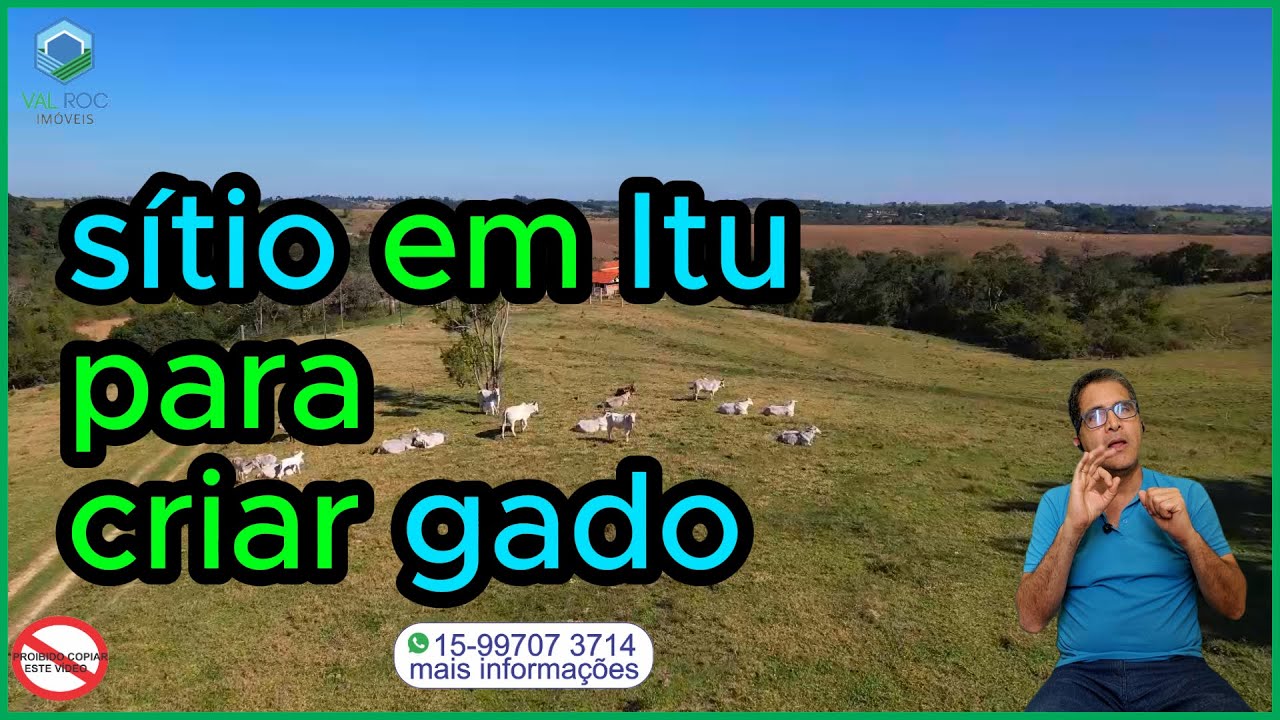 Sitio 7,5 alqueires em Itu
