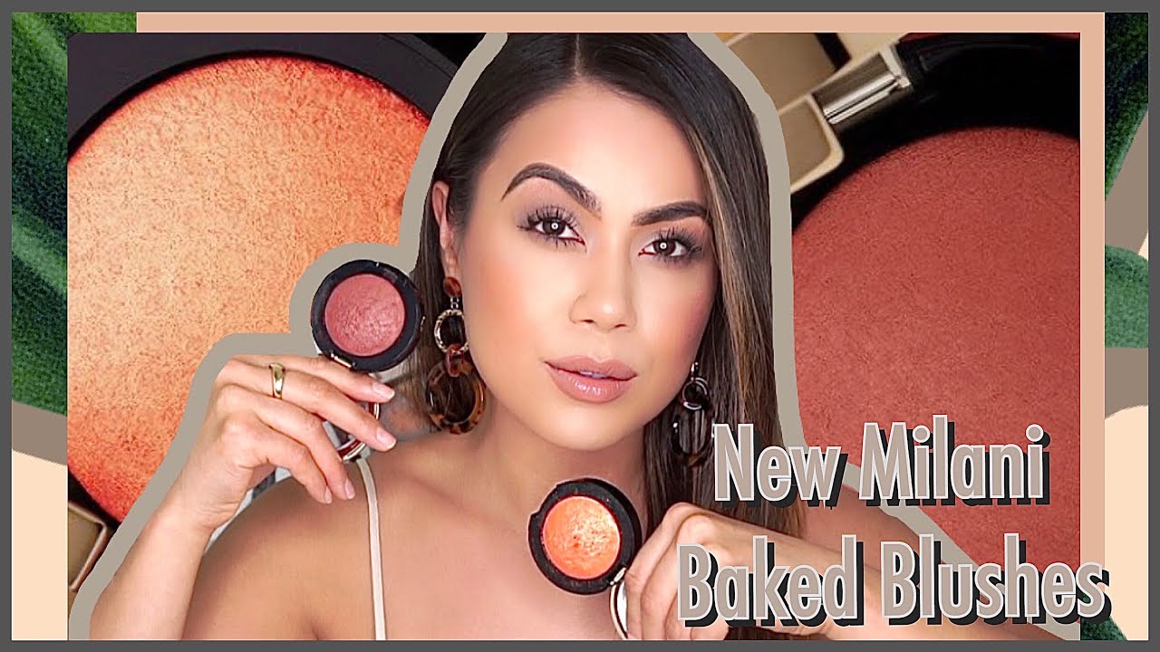 NEW Milani Baked Blushes Swatch and Review
