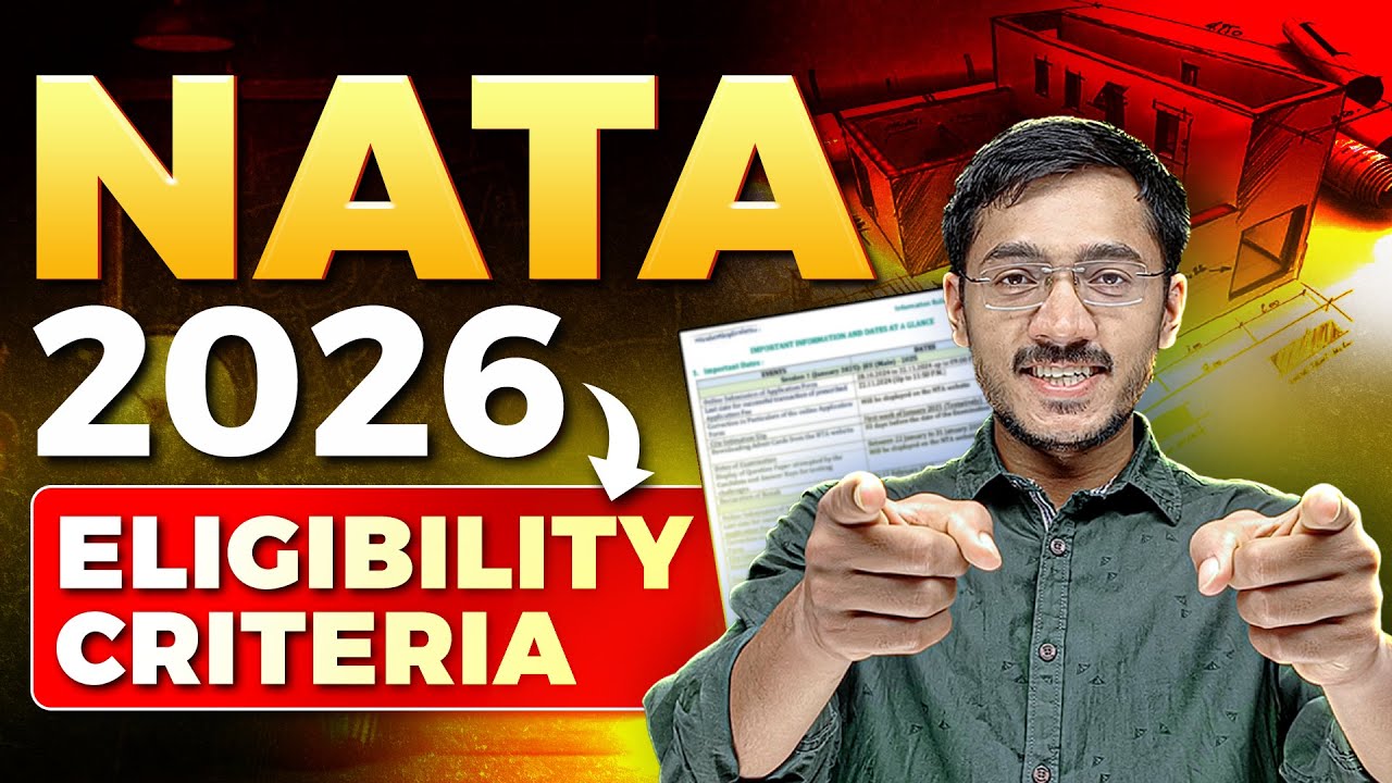 NATA 2026 Eligibility Criteria | SaFal Together | Sachin Prajapat