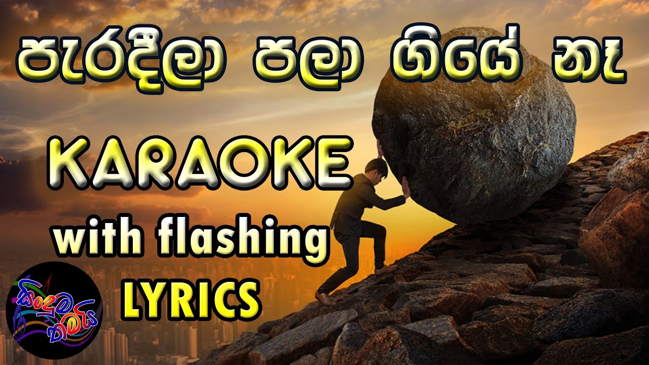 Paradila Pala Giye Na Karaoke with Lyrics (Without Voice)