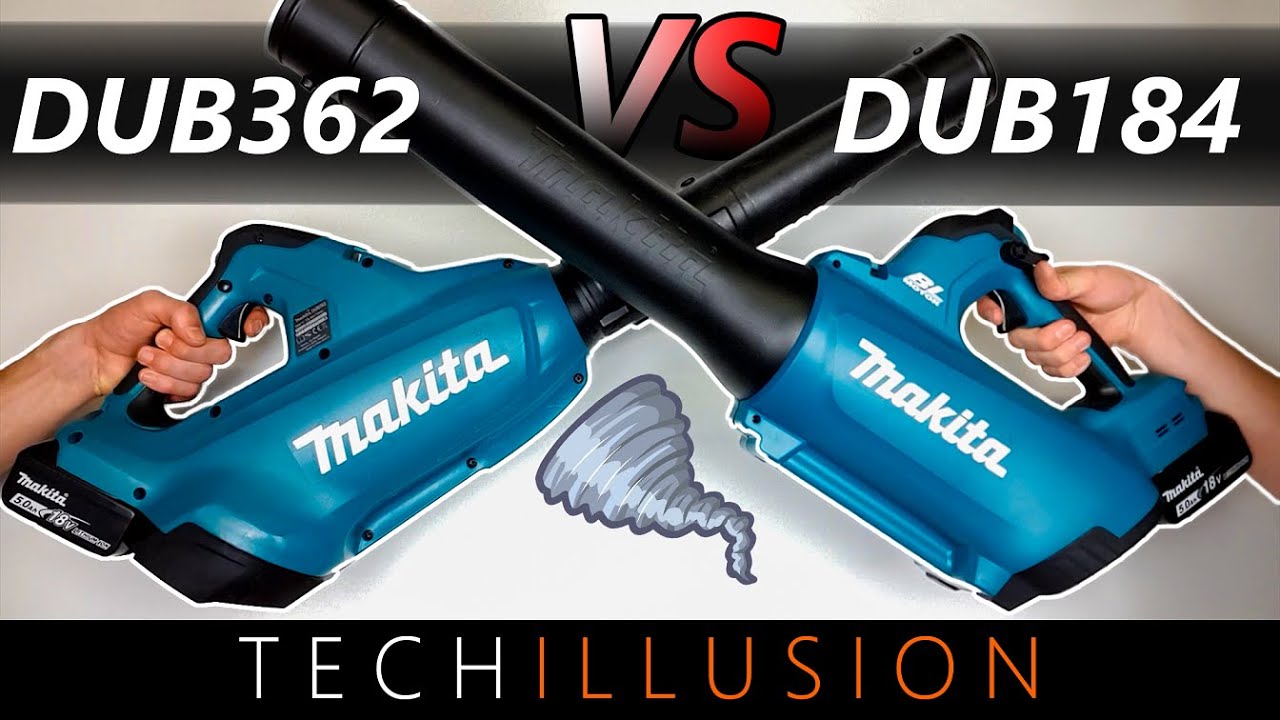 🔥🌪UNGLAUBLICH! MAKITA LXT Akku Gebläse 2x18V VS 18V im Vergleichstest😱 - DUB362 VS DUB184