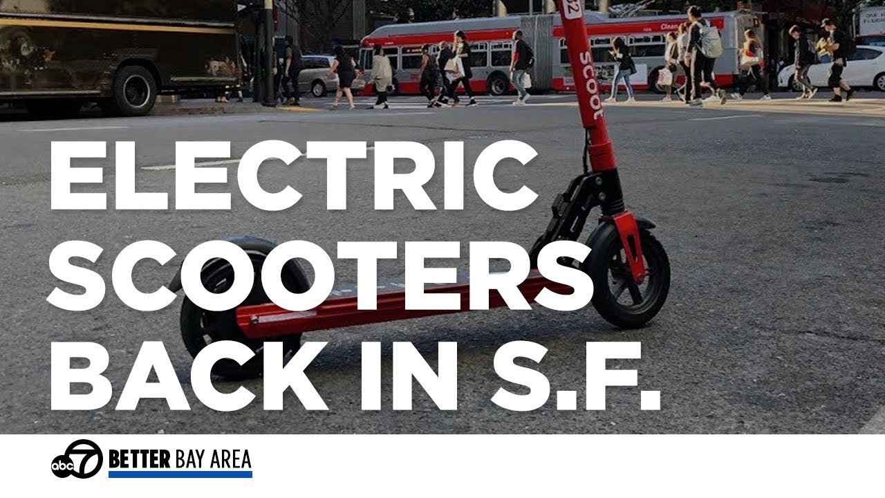 Electric scooters back on San Francisco streets