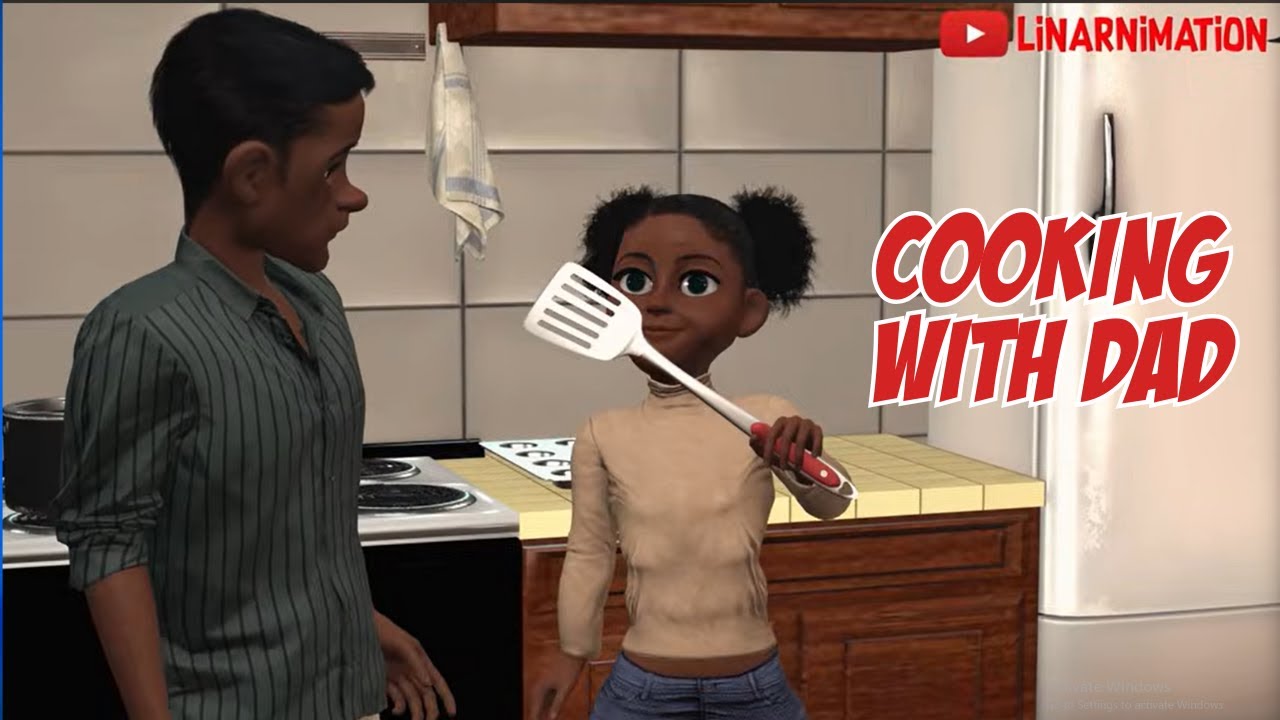 Cooking with Dad | Silent Cartoon