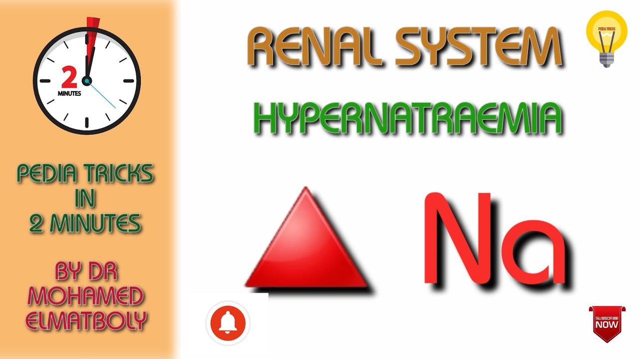 HYPERNATRAEMIA IN 2 MINUTES - ALL IN 1 SLIDE