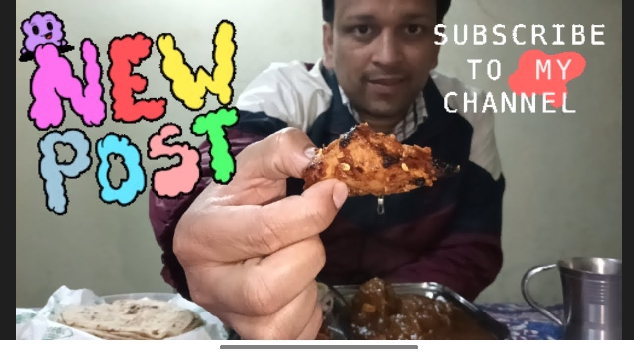 Nihari Mutton | Garlic Chicken | Nihari Ghost Mutton | Roti | By Sumit Rawat Mukbang 