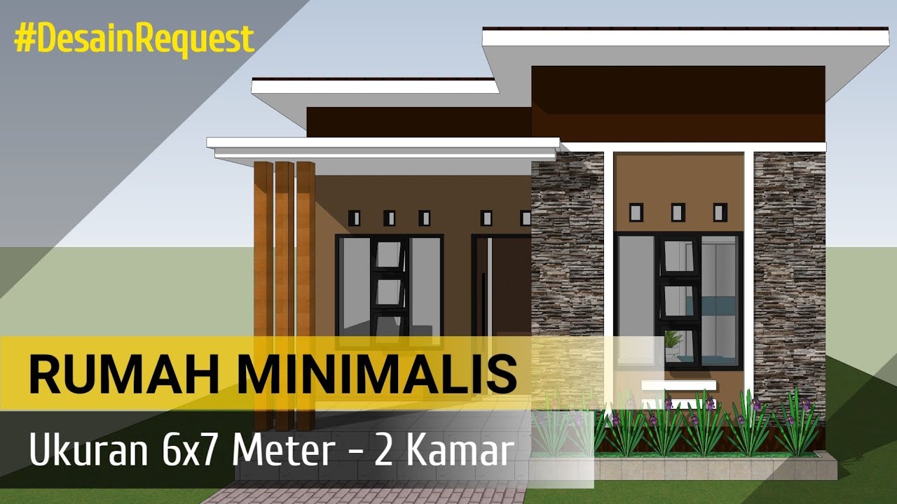 Desain Rumah Minimalis 6x7 Meter || Bangun Rumah