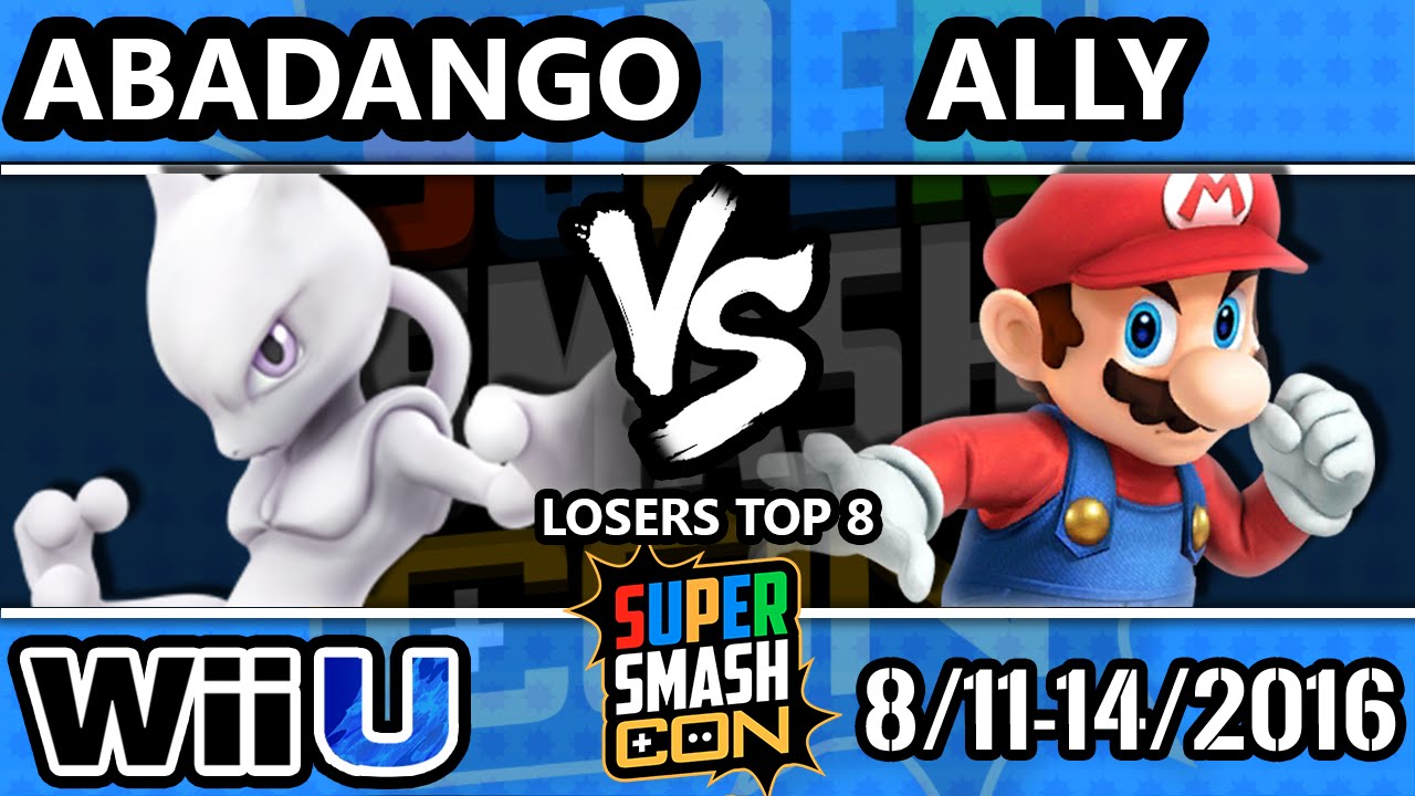 SSC 2016 SSB4 - Abadango (Mewtwo) Vs. Ally (Mario) - Smash 4 - Smash Wii U Losers Top 8