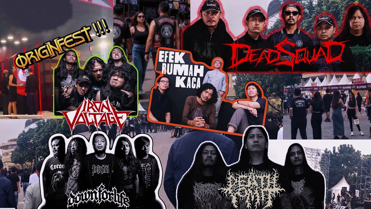 ORIGINFEST 12-07-2025 || YOGYAKARTA MUSIC FESTIVAL || DEADSQUAD, IRON VOLTAGE, DEATH VOMIT,510.