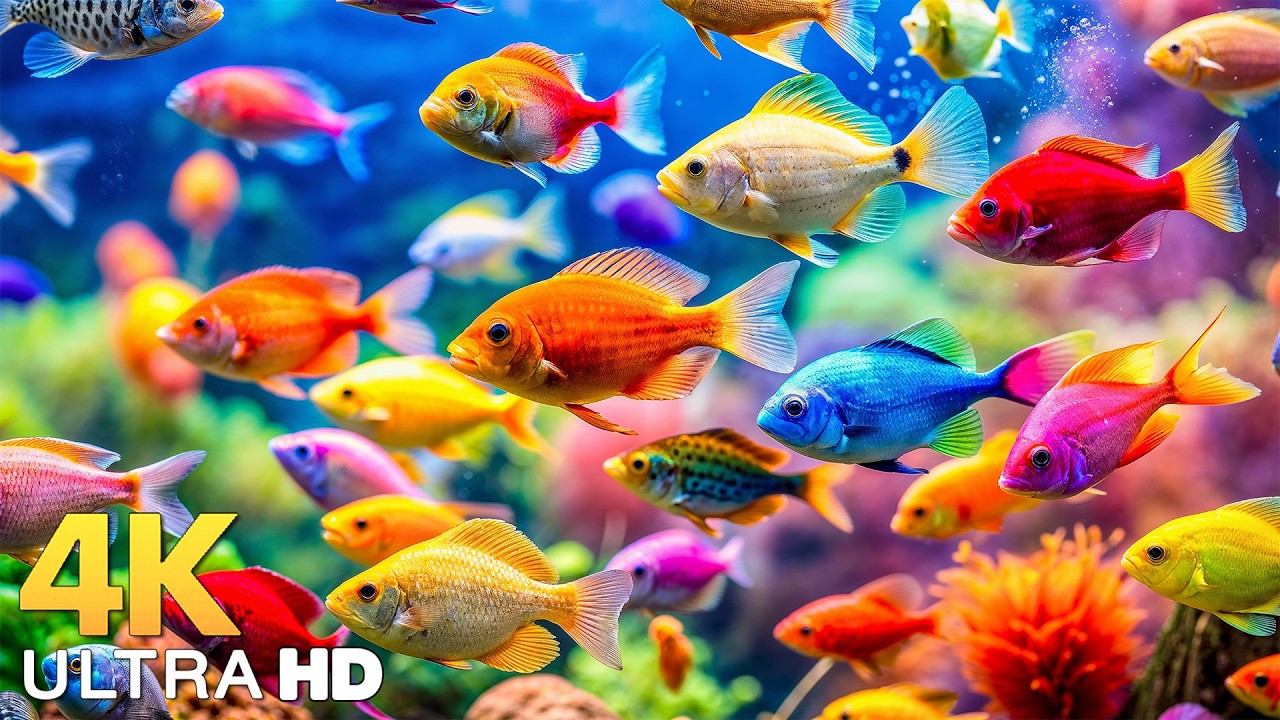 Incredible Aquarium 4K ULTRA HD | Dive Deep & Explore the Ocean's Hidden World - Dream Life #1