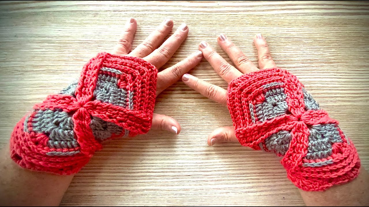 TIPP: aus JEDEM Grannymuster tolle Armstulpen #häkeln #petraperle #grannysquare #haekelanleitung