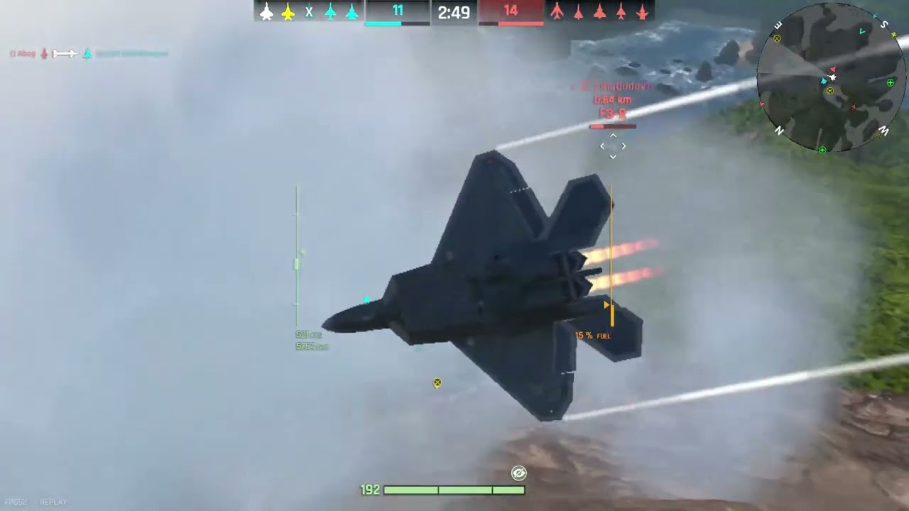 F22 Volcán 7 Derribos