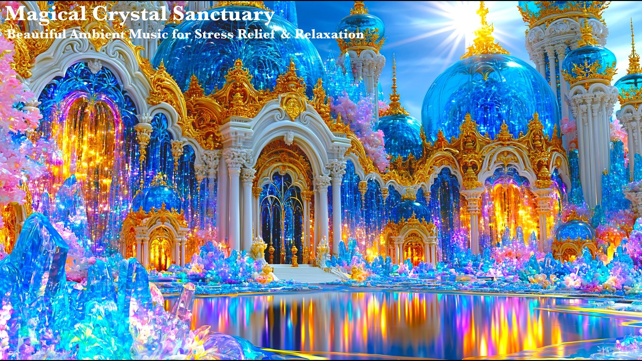 Magical Crystal Sanctuary ✨ Beautiful Ambient Music for Stress Relief & Relaxation