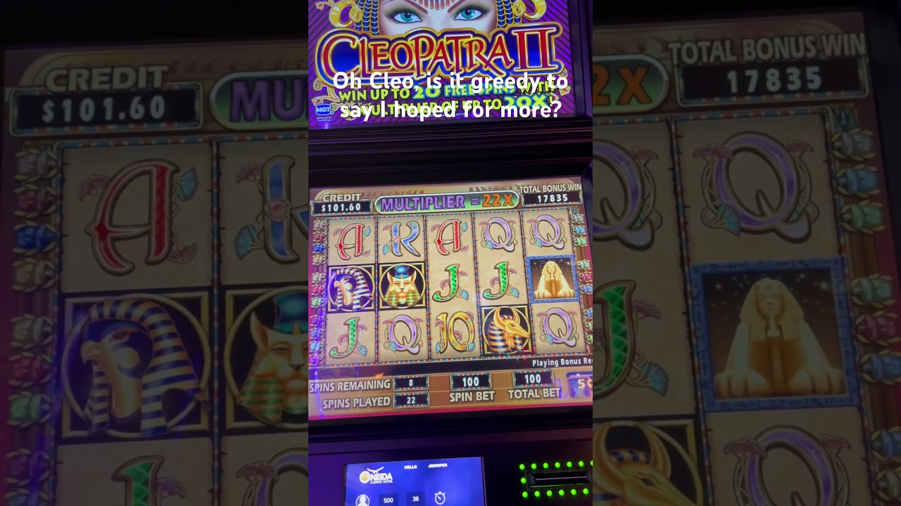 30 free spins on Cleo 2 at $5 a bet. Up to 30x multiplier. Should it have been more? #slots #casino