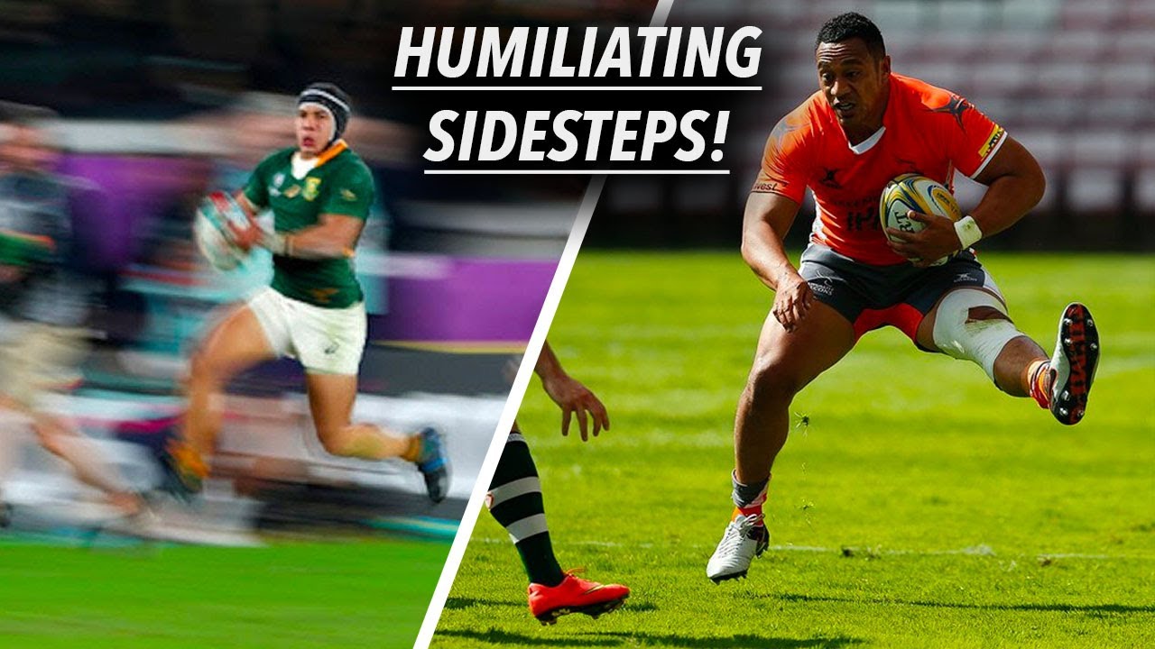 Humiliating Sidesteps in Rugby (Slow Motion)