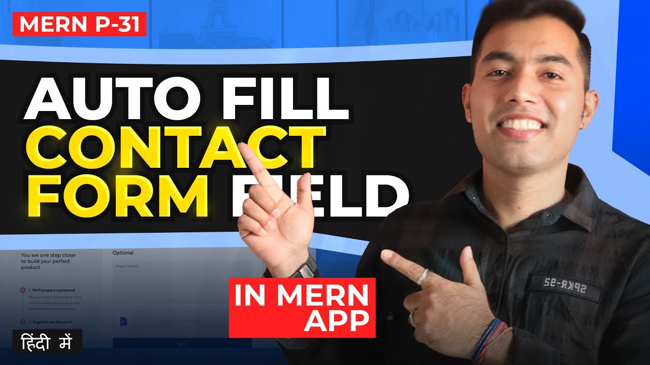 #31: Authentication in MERN App 🔥 Auto-Fill Contact Fields with User Data from the Database