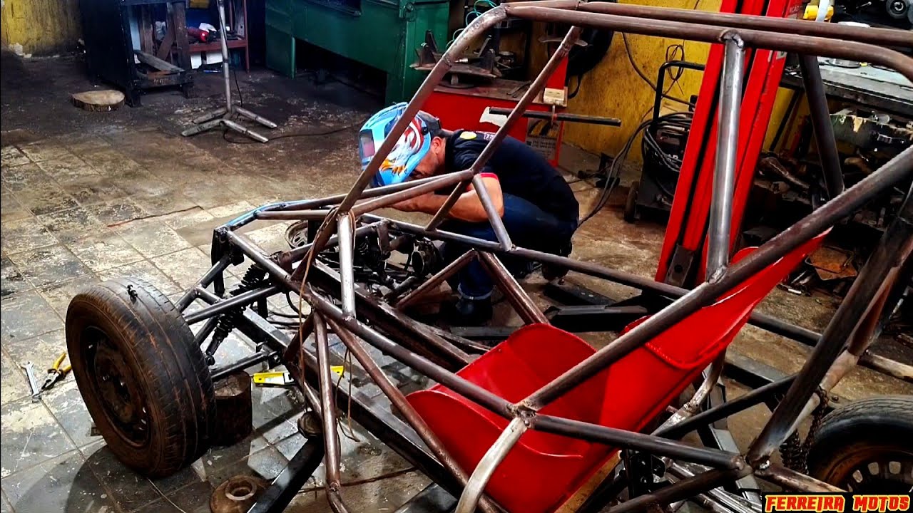 PROJETO GAIOLA CROSS, JÁ GANHOU AMORTECEDORES 