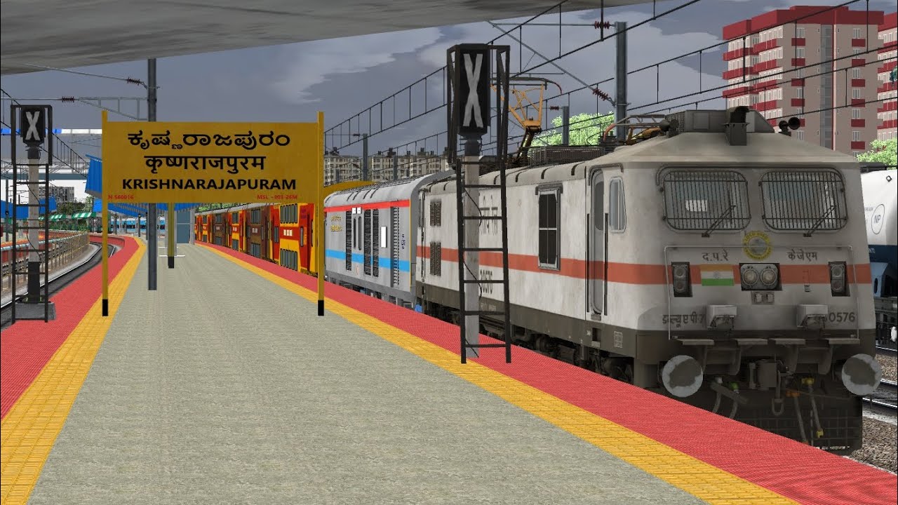 22626 MGR CHENNAI CNTL DOUBLE DECKER EXP | Part -1 from SBC | TSDR V6 | MSTS Gameplay 