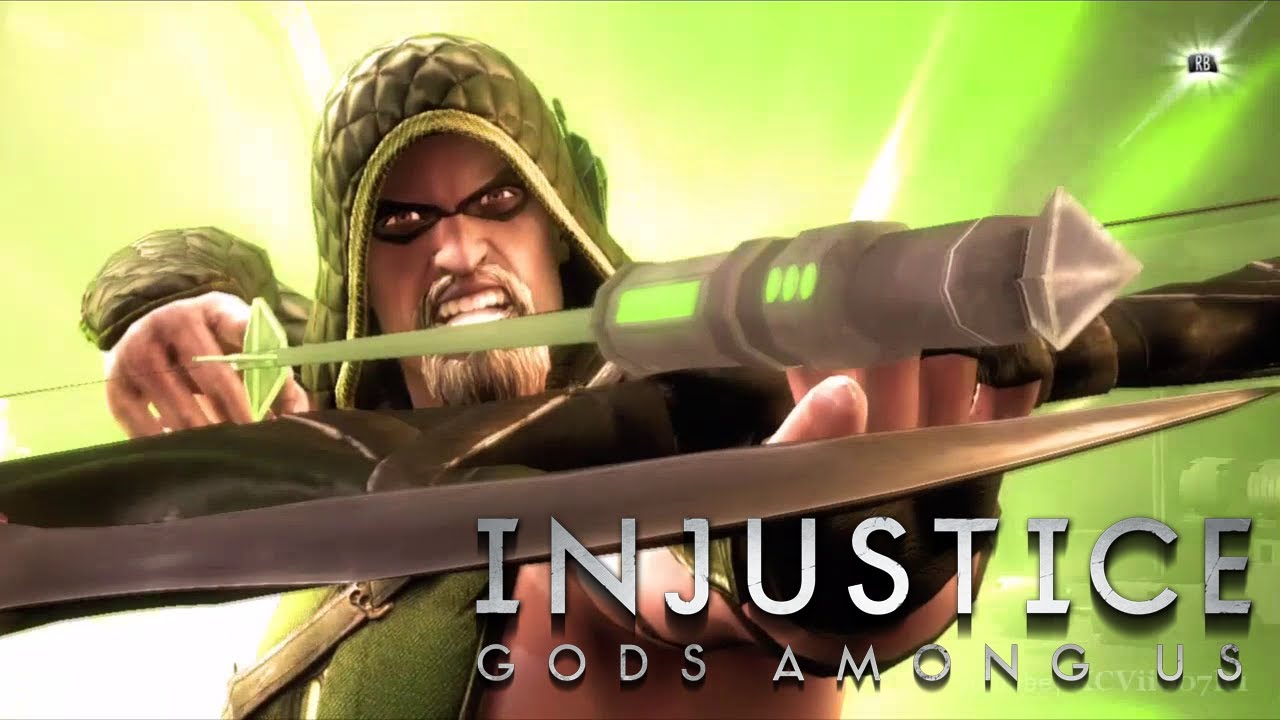 INJUSTICE: GODS AMONG US - 'Arsenal Assault' Green Arrow's Super Move [HD]